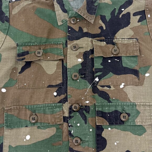 Camo Jacket with Graphic Back Patch - Picture 4 of 11